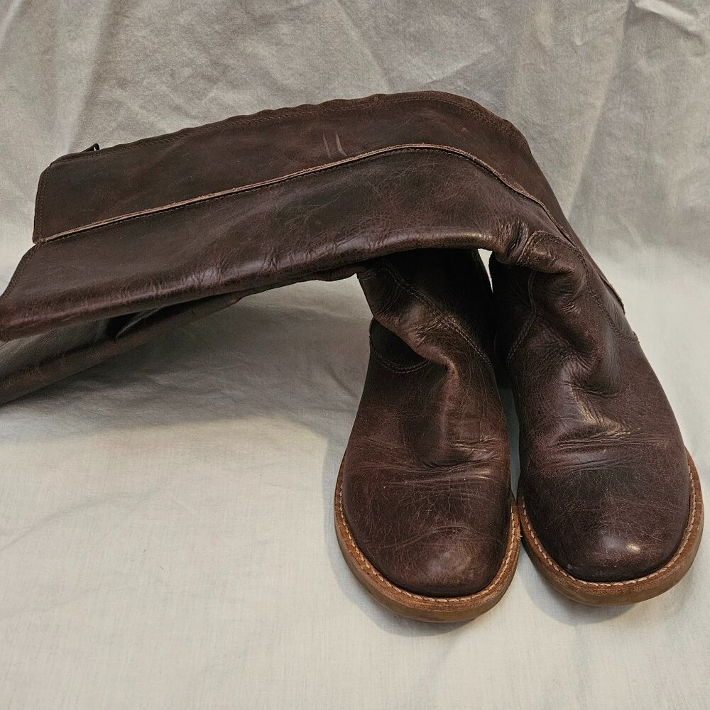 J. Jill Brown Leather Boots, Size 7.5M - Picture 4 of 9